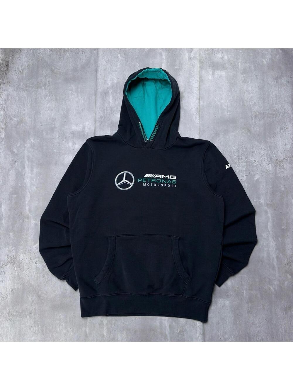 Y2K Black AMG Petronas Motorsport Racing Hoodie